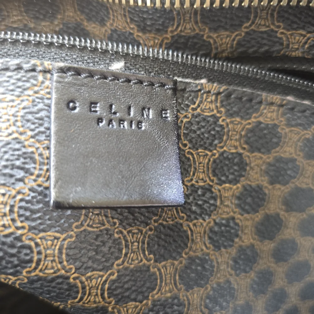 Celine Black and Brown Tote Bag - Picture 7 of 9
